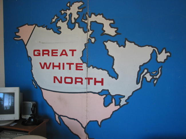 The Great White North set